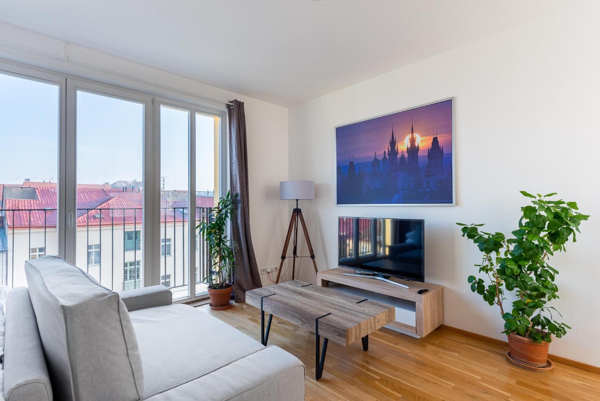 Sunny Safron Apartment Prag Exterior foto